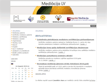 Tablet Screenshot of mediacija.lv